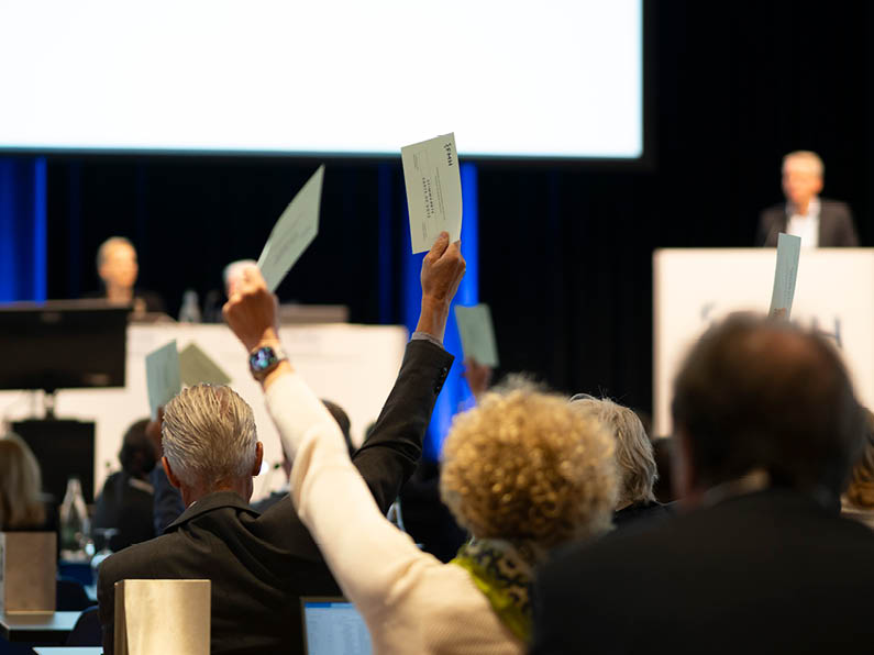 Impression aus dem Saal.