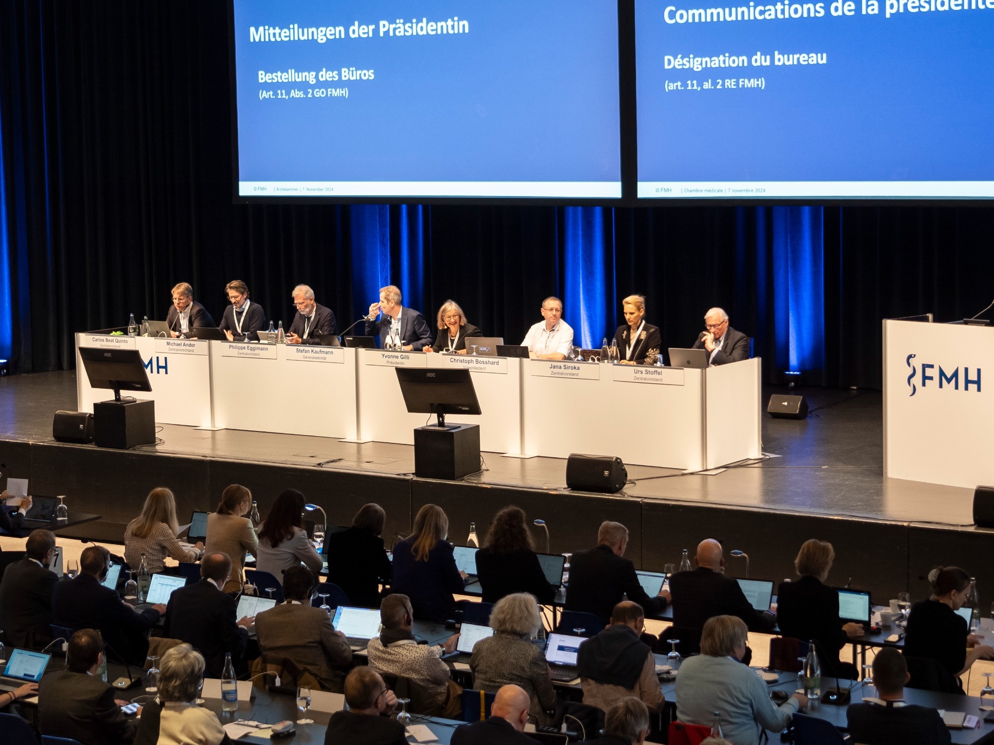 Beschlussprotokoll der zweiten ordentlichen Ärztekammer 2024